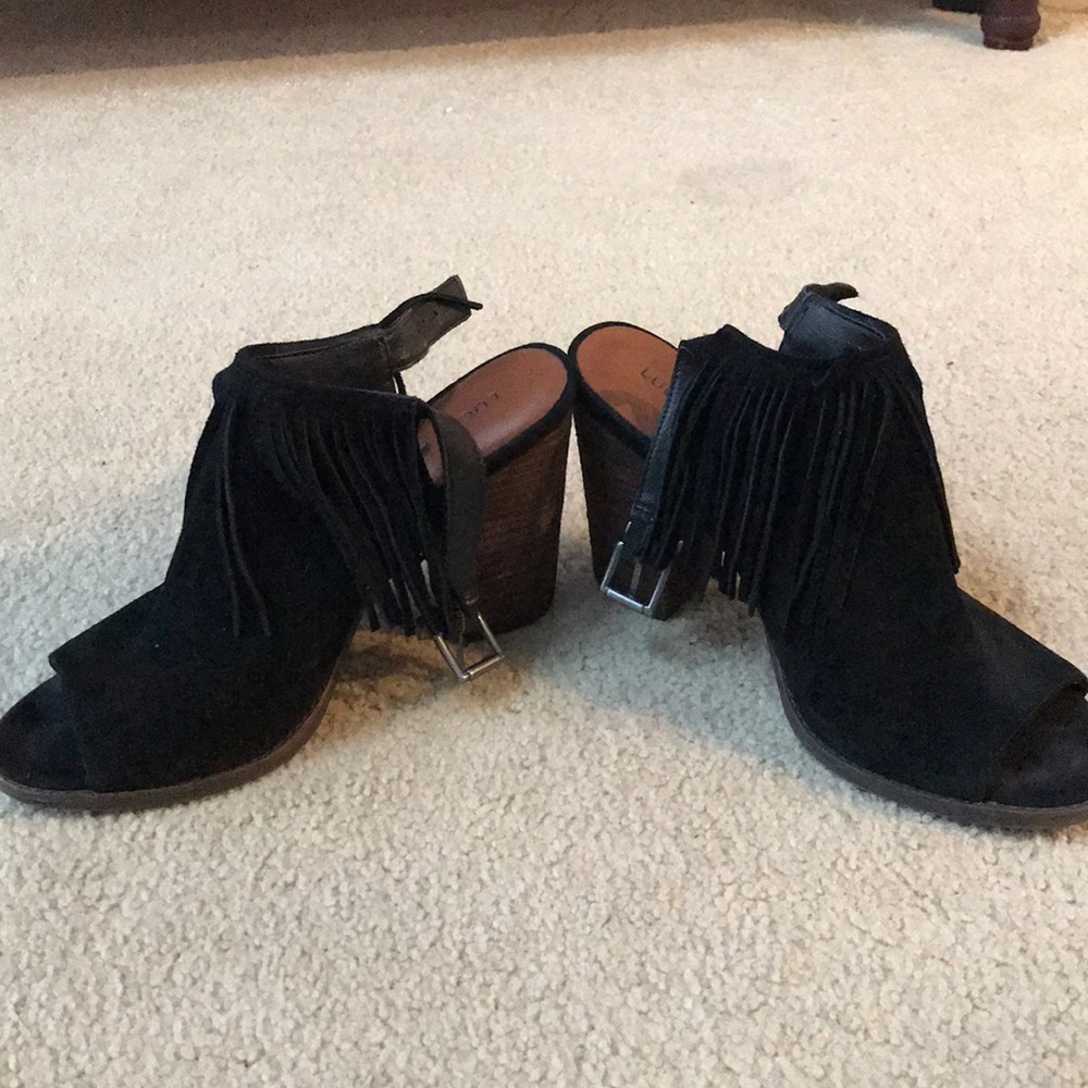 Lucky brand chunk heels